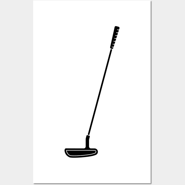 Golf Putter For Putting On The Green Wall Art by THP Creative